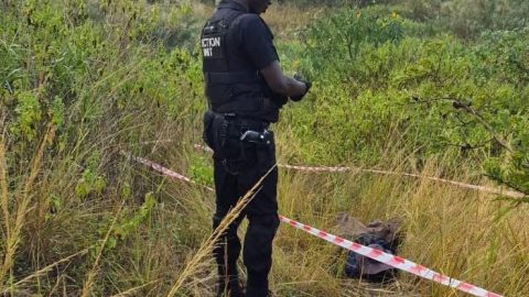The naked body of a woman was discovered on a pathway alongside a river near an abandoned temple in Emona, Tongaat, KwaZulu-Natal.