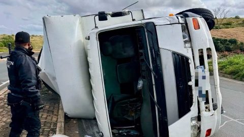 Undocumented Truck Driver Arrested After Fleeing Scene of Overturned Truck Crash on M65 Near King Shaka International Airport