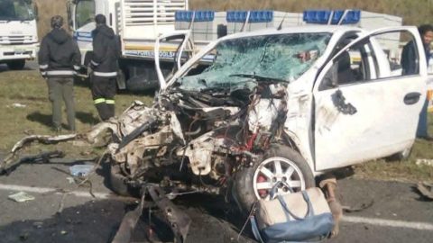 Three killed, three seriously injured in head-on collision on N2 between Amalinda and Hemingways Mall, East London