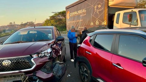 Suspected drunk driver arrested after rear-end collision involving paramedics in Palmview, KZN