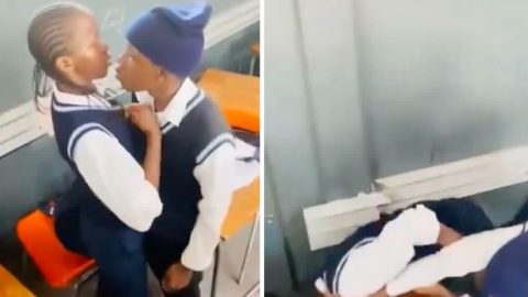 School Classroom Fight Escalates After Argument Between Boy and Girl