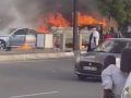 Five people died after a minibus taxi collided with two other vehicles and caught fire at a Midrand intersection on Tuesday afternoon.