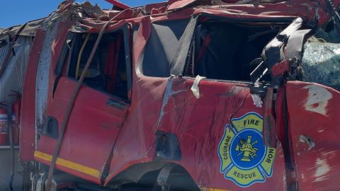 One Person Injured in Accident Involving Fire Truck in Rustenburg
