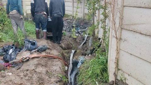 Three Men Arrested After Allegedly Digging Up Copper Cables at OR Tambo Sewerage Station