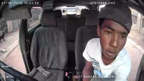 Dashcam Footage Shows Woman and Three Others Allegedly Robbing E-Hailing Driver