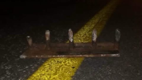 Motorist Robbed at Gunpoint After Driving Over Spikes on N1 North